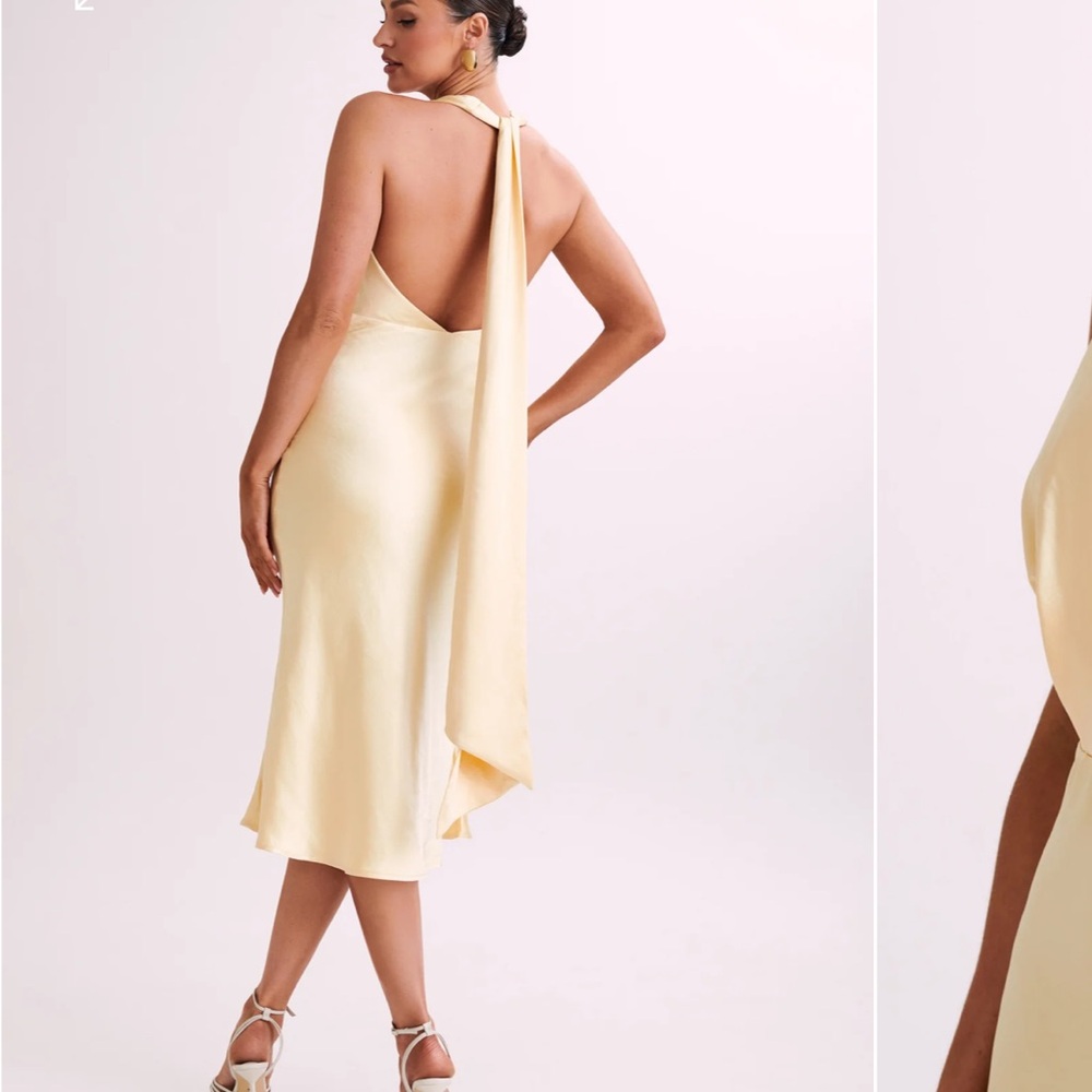 Meshki Satin Midi Dress